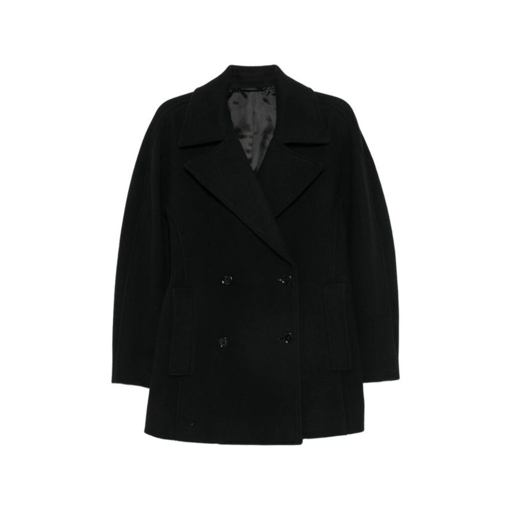 Toteme Black Coats - Double Breasted & Peacoats Women